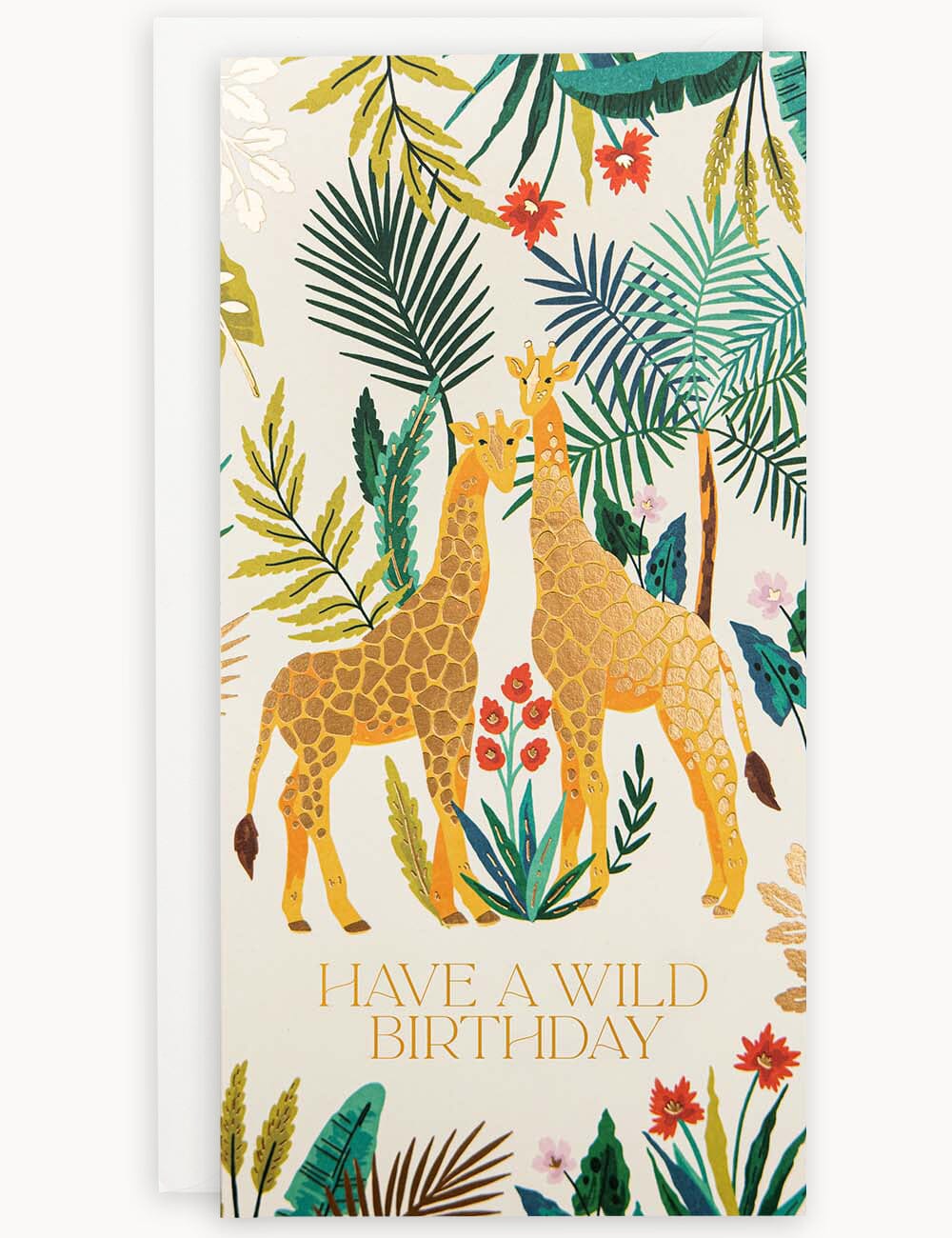 Have a Wild Birthday Giraffe Tall Card