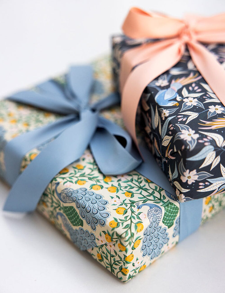 Parrots / Peacocks 100pk Gift Wrap Gift Wrap Bespoke Letterpress 
