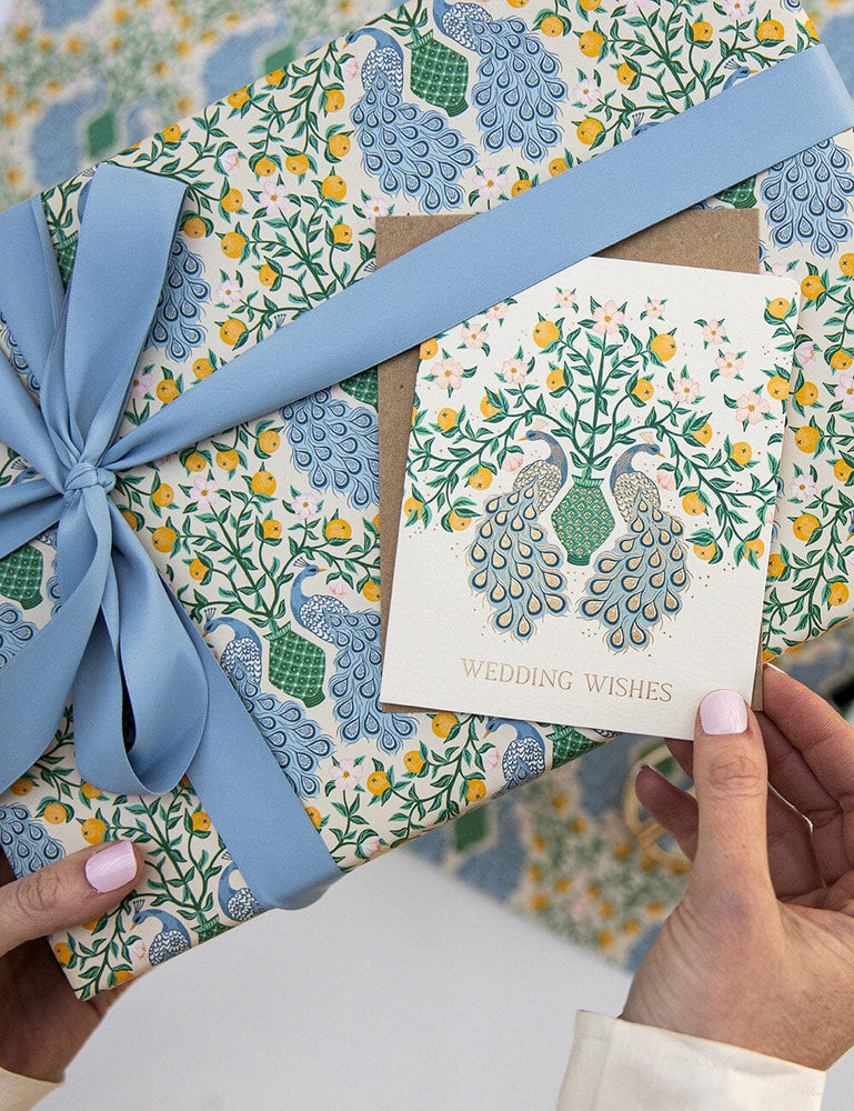 Parrots / Peacocks 6pk Gift Wrap Gift Wrap Bespoke Letterpress 