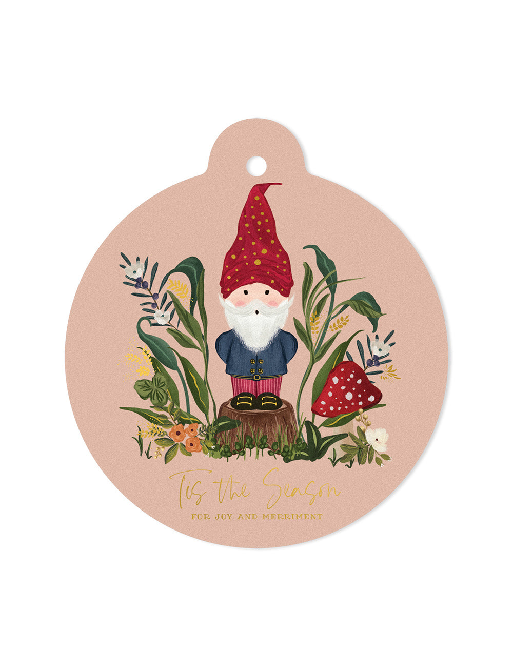 Christmas Nutcracker Bauble Tags - 12 pack