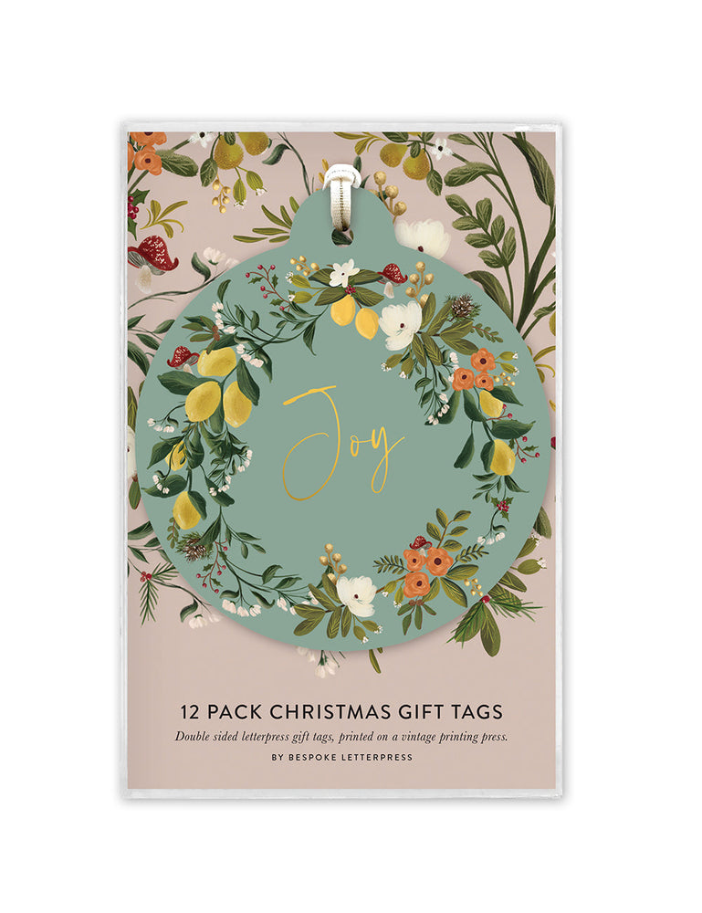 Christmas Nutcracker Bauble Tags - 12 pack Gift Tags Bespoke Letterpress 