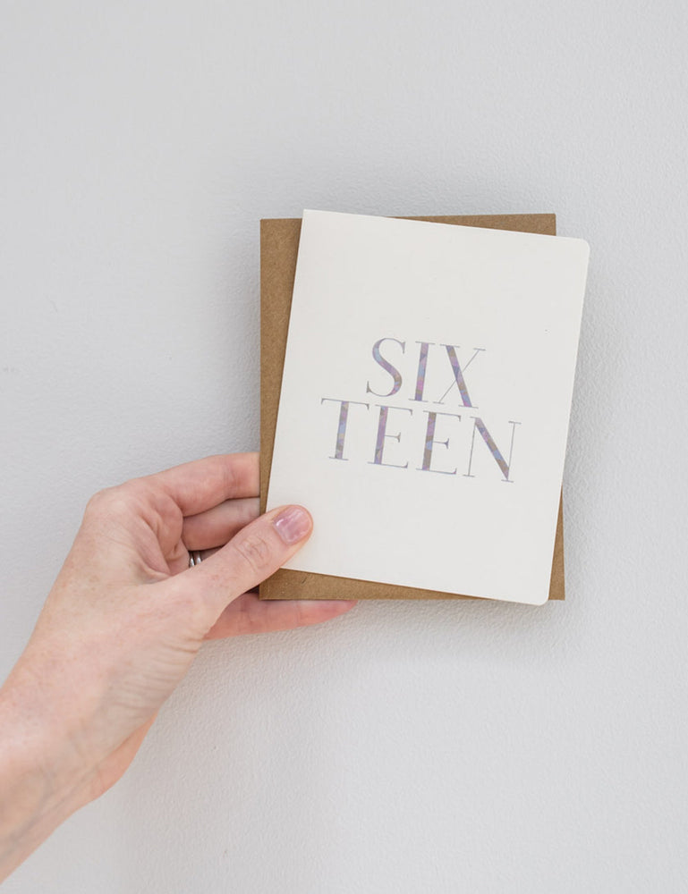 Sixteen (16) Greeting Cards Bespoke Letterpress 