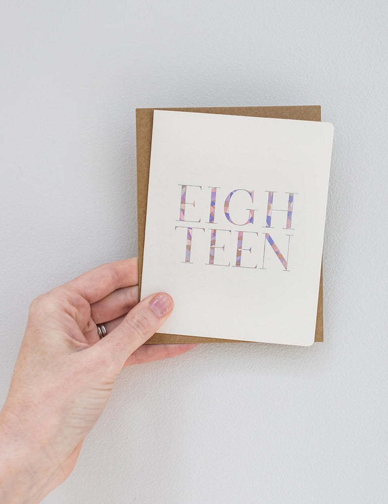 Eighteen (18) Greeting Cards Bespoke Letterpress 