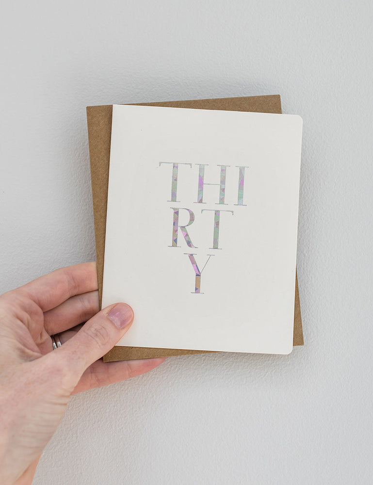 Thirty (30) Greeting Cards Bespoke Letterpress 