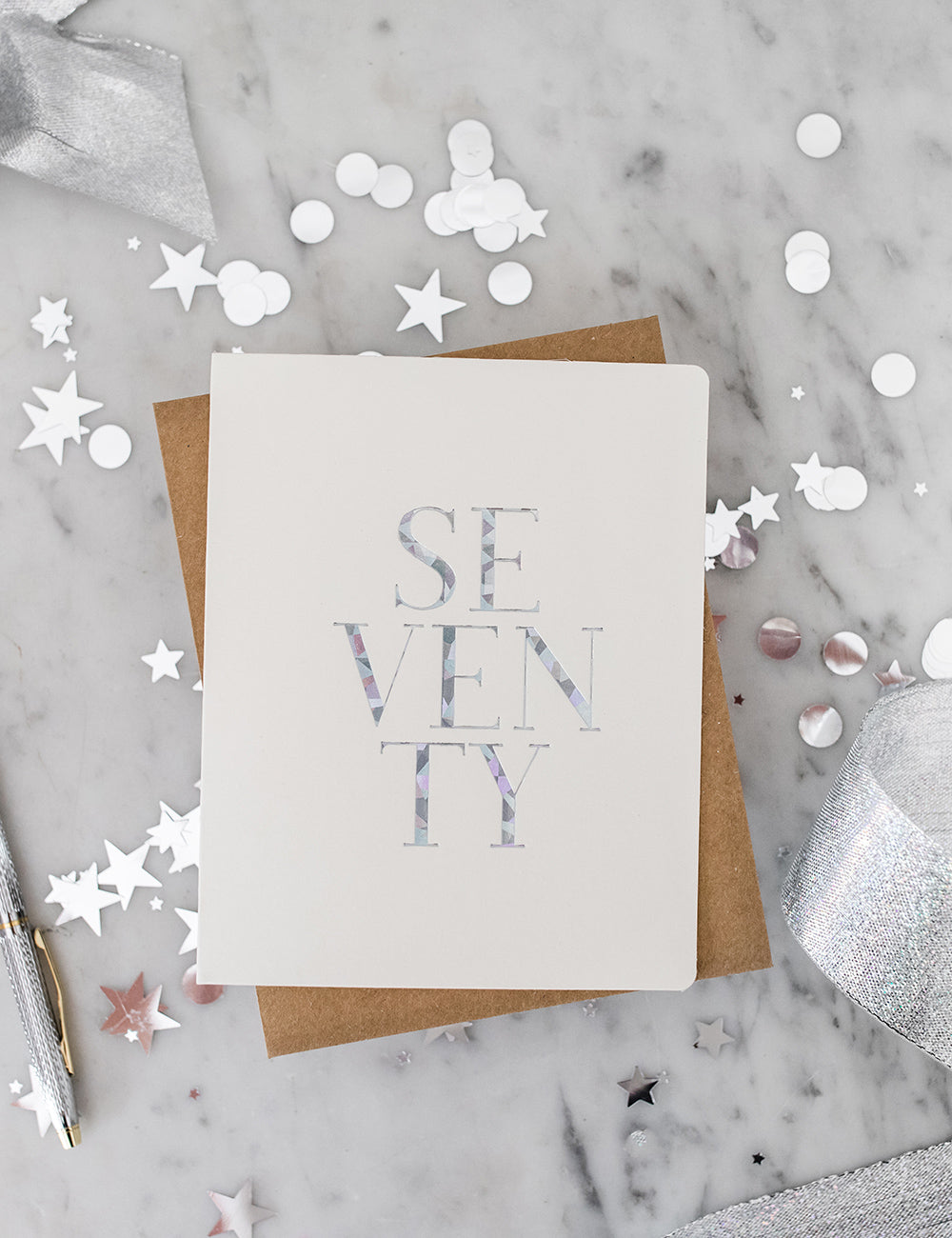 Seventy (70) Greeting Card