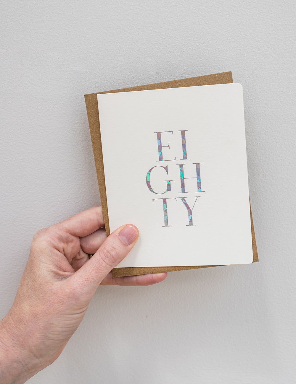 Eighty (80) Greeting Card