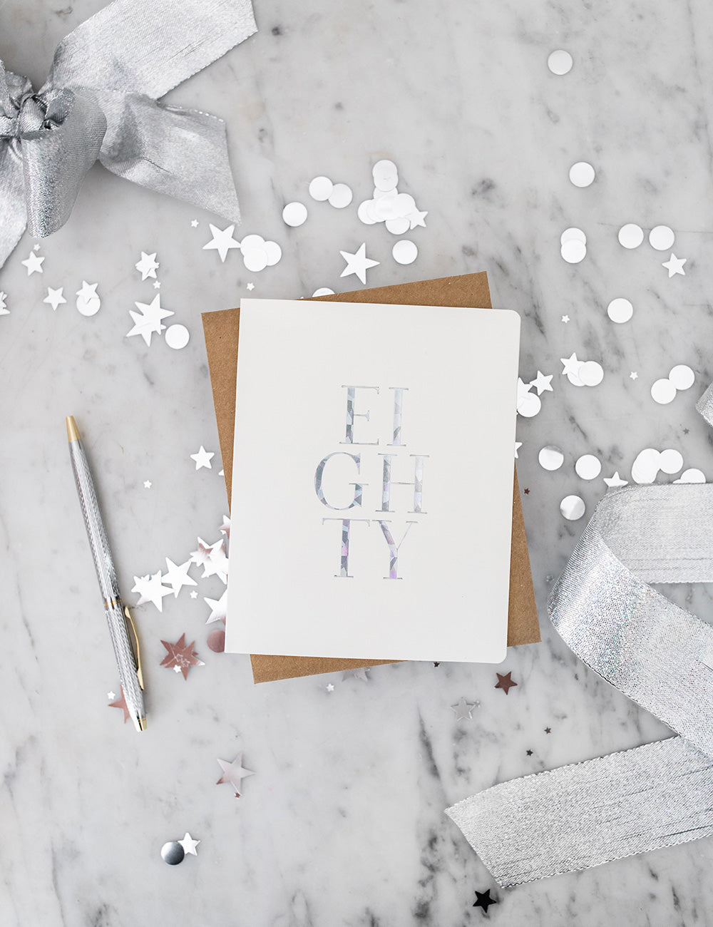 Eighty (80) Greeting Card