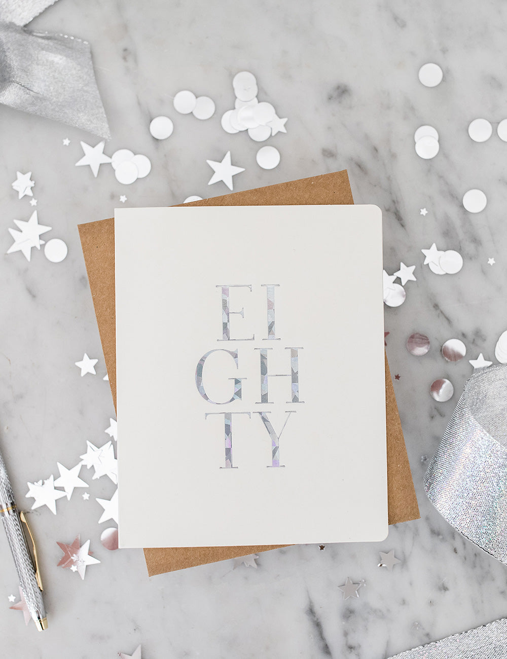 Eighty (80) Greeting Card