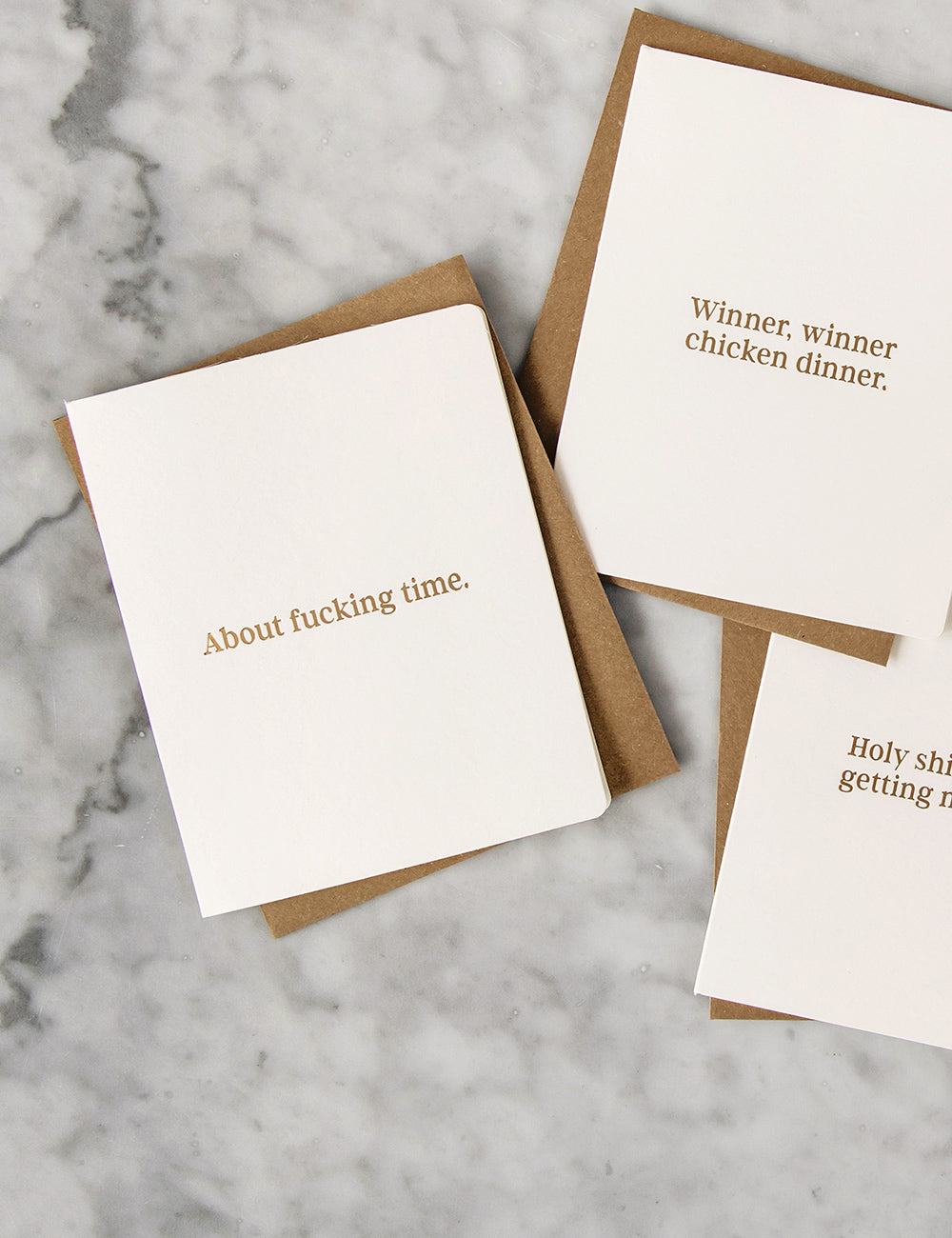 About fucking time! Greeting Card