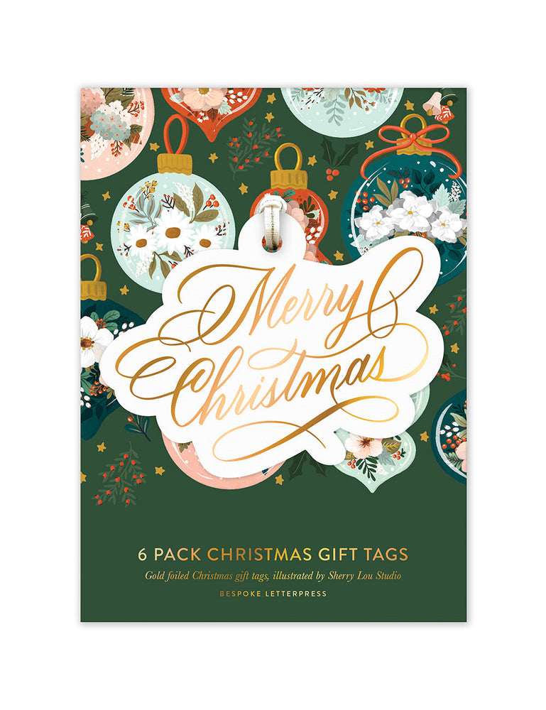 6pk Gift Tags "Merry Christmas"
