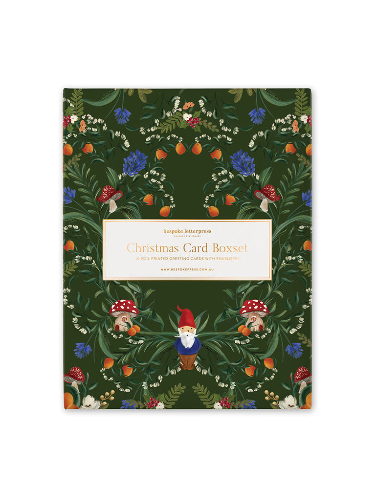 10 Pack Greeting Card Boxset - Olive Christmas