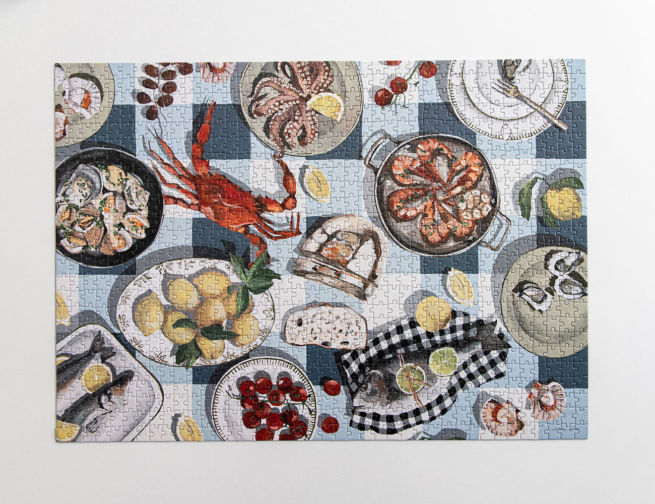 Crab & Squid 1000pc Puzzle puzzle Bespoke Letterpress 