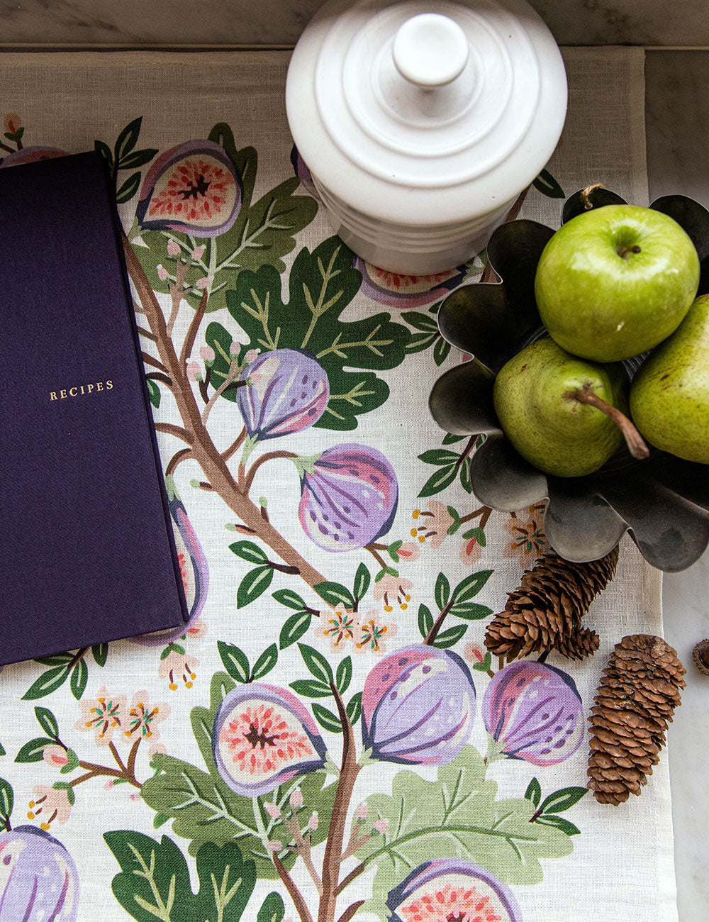 Figs 100% Linen Tea Towel