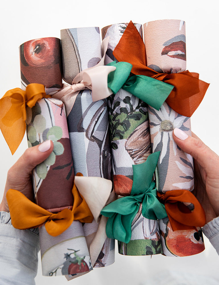 Fish & Citrus / Red Gingham 100pk Gift Wrap Gift Wrap Bespoke Letterpress 