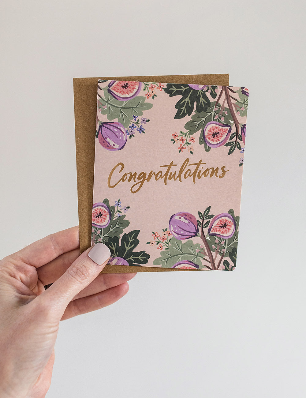 Congratulations - Fig Greeting Card