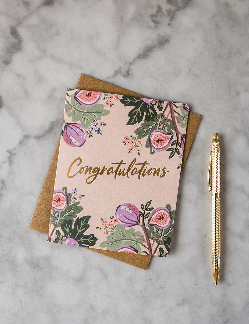 Congratulations - Fig Greeting Card