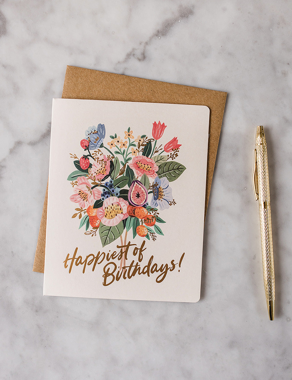 Happiest of Birthdays - Fruit Bunch Greeting Card