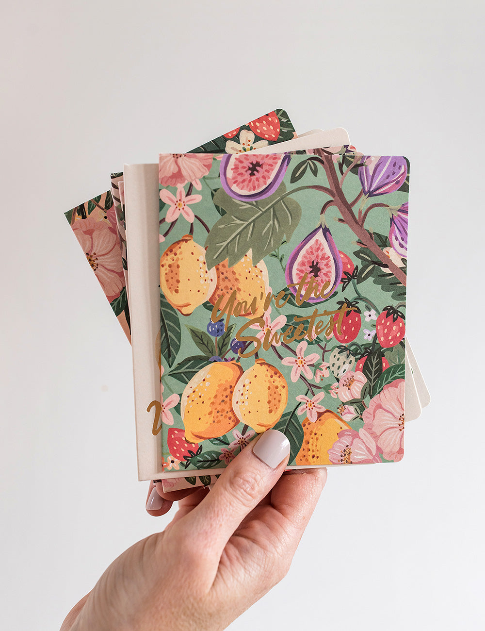 You're The Sweetest - Summer Fruits Greeting Cards Bespoke Letterpress 