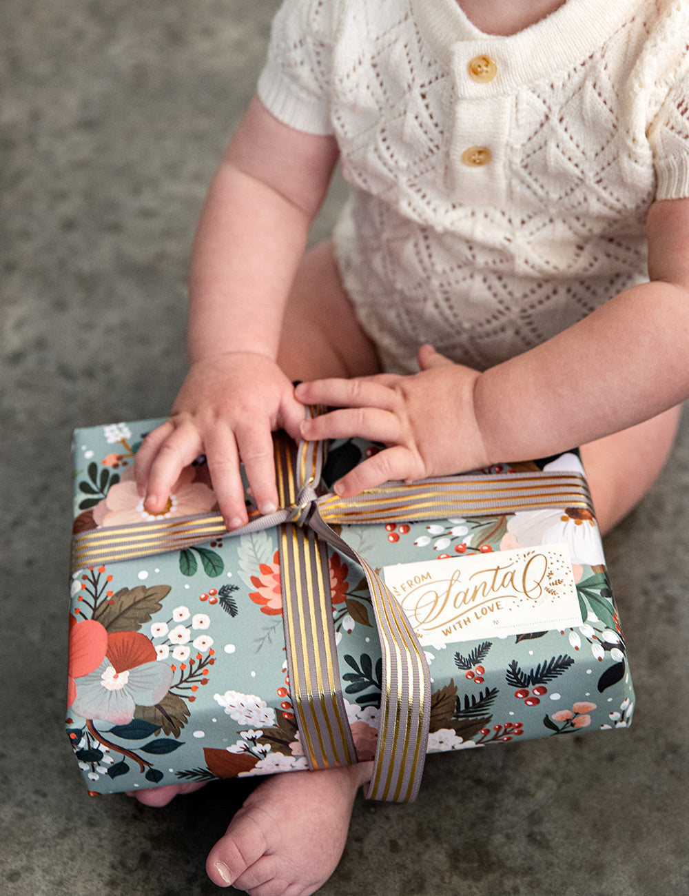 Smoke Gold Foil Striped Ribbon - 10 metres