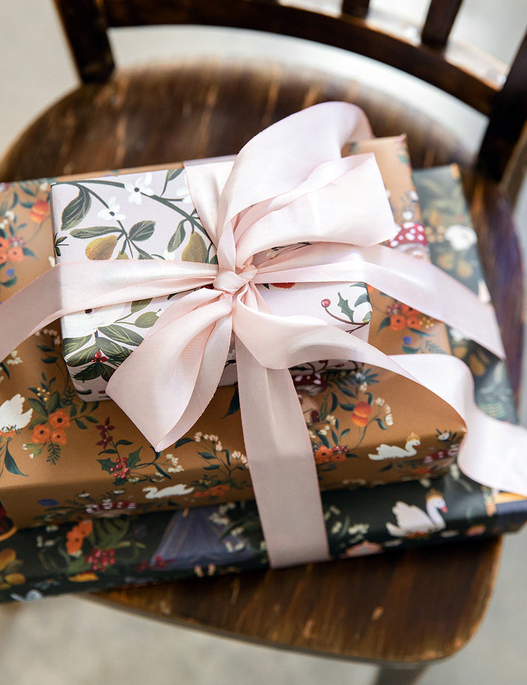 Pears / Swan Queen 6pk Gift Wrap Bespoke Letterpress 
