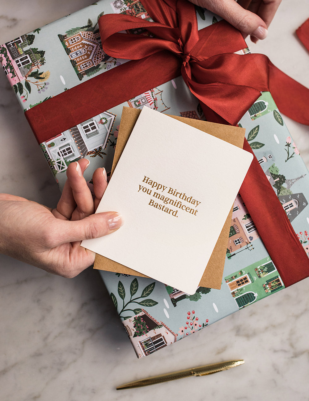 Happy Birthday You Magnificent Bastard Greeting Card