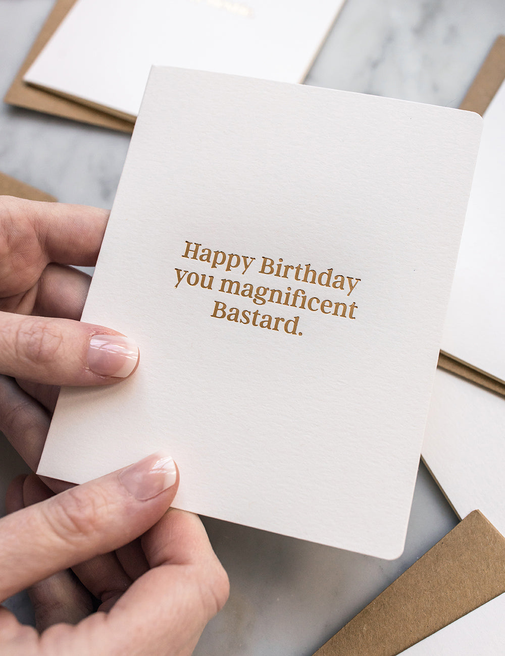 Happy Birthday You Magnificent Bastard Greeting Card