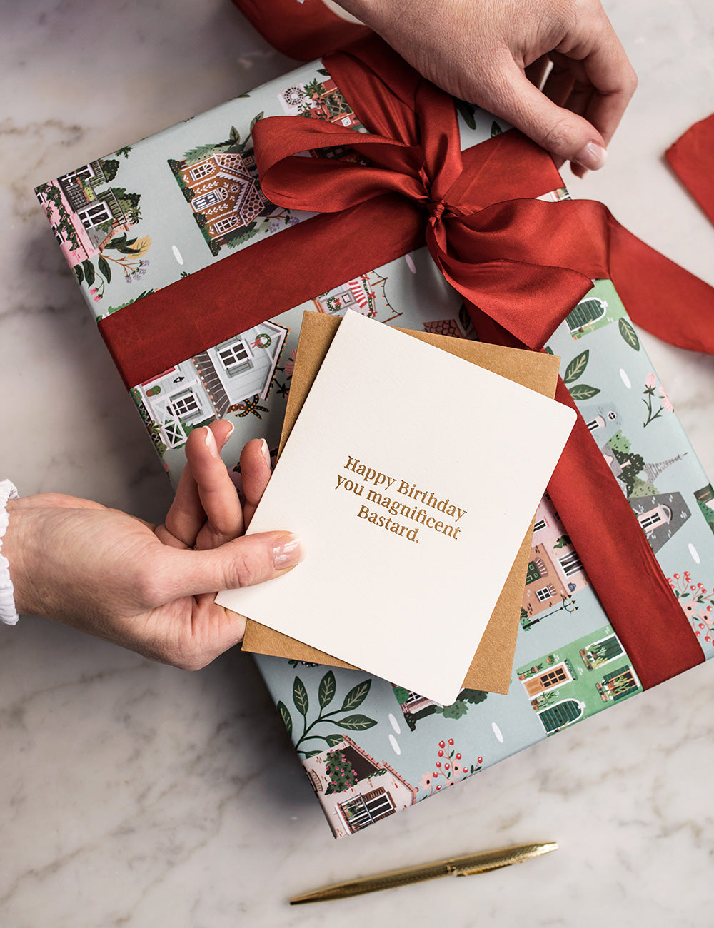 Happy Birthday You Magnificent Bastard Greeting Card