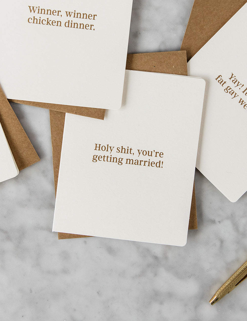 Holy Shit, youre getting married! Greeting Card