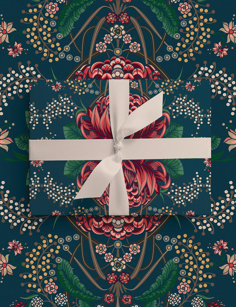 Kaledidoflora / Banksia 100pk Gift Wrap Bespoke Letterpress 