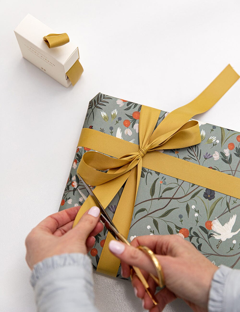 Mustard Luxury Satin Ribbon - 10 metres