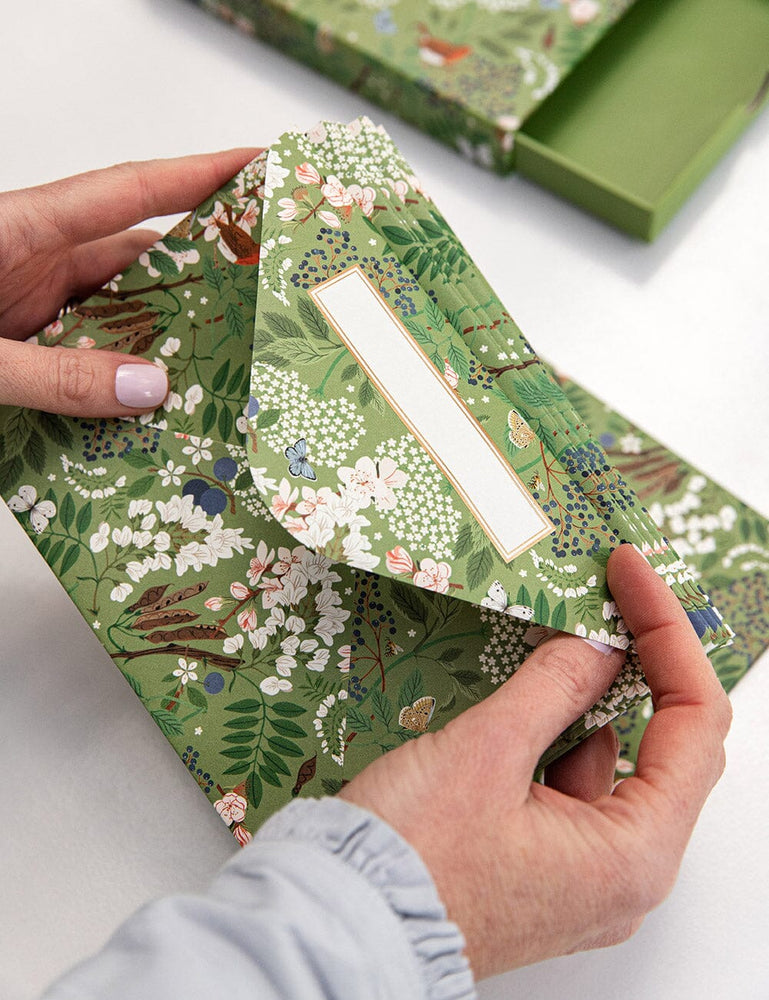 Flowering trees Notecard Boxset Notecards Bespoke Letterpress 
