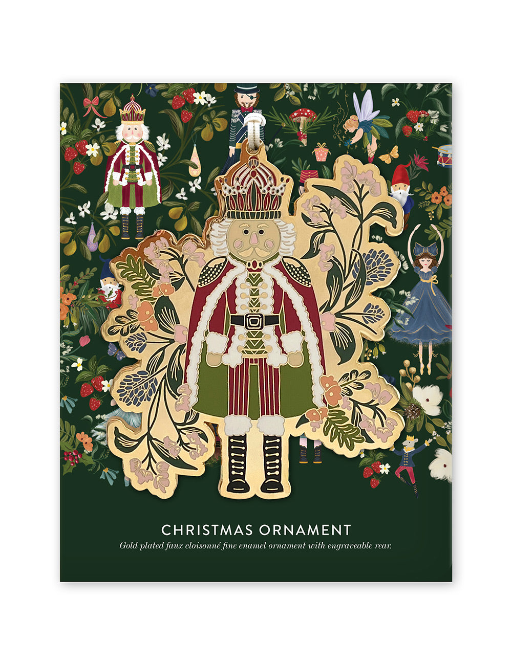 Fine Enamel Christmas Ornament - Nutcracker