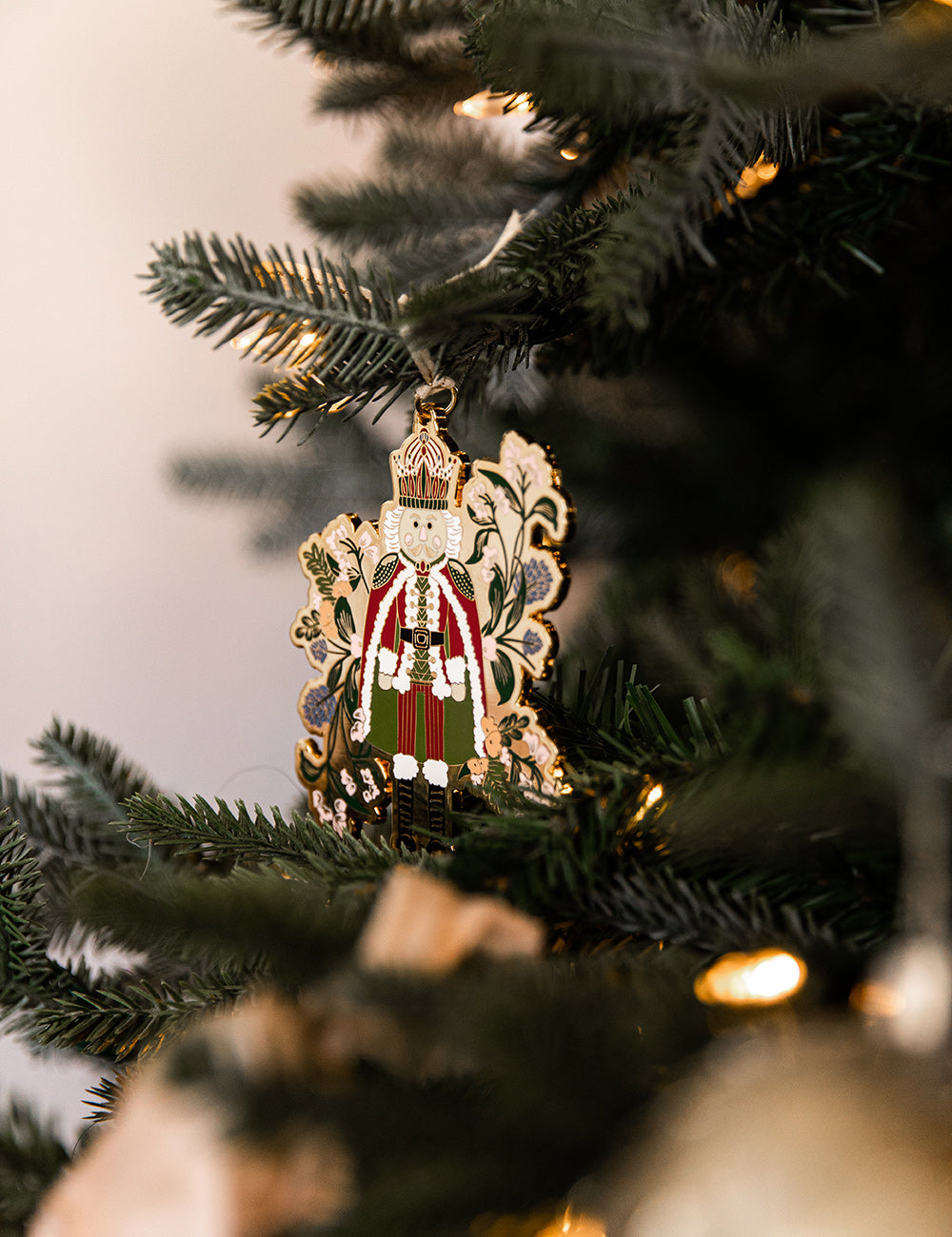 Fine Enamel Christmas Ornament - Nutcracker