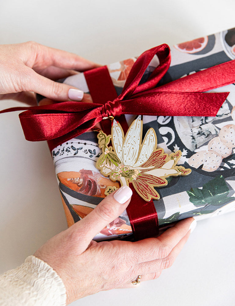 Ornament Sugar Plum Fairy Christmas Ornaments Bespoke Letterpress 