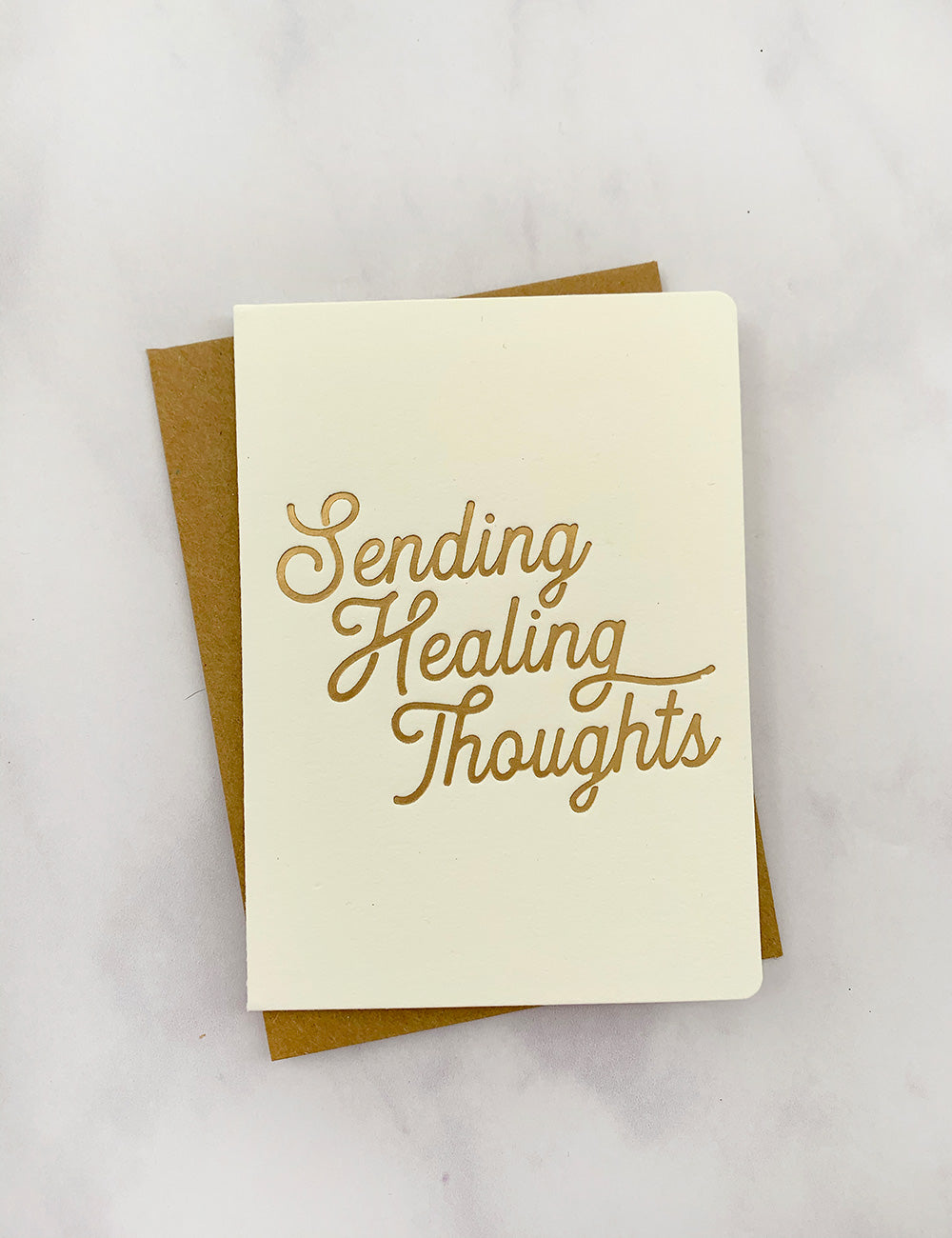 Sending Healing Thoughts Greeting Card