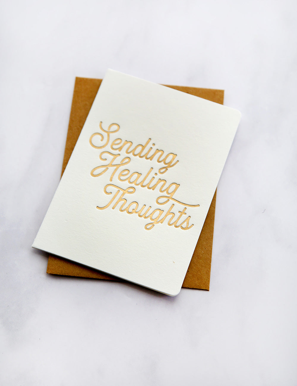 Sending Healing Thoughts Greeting Card