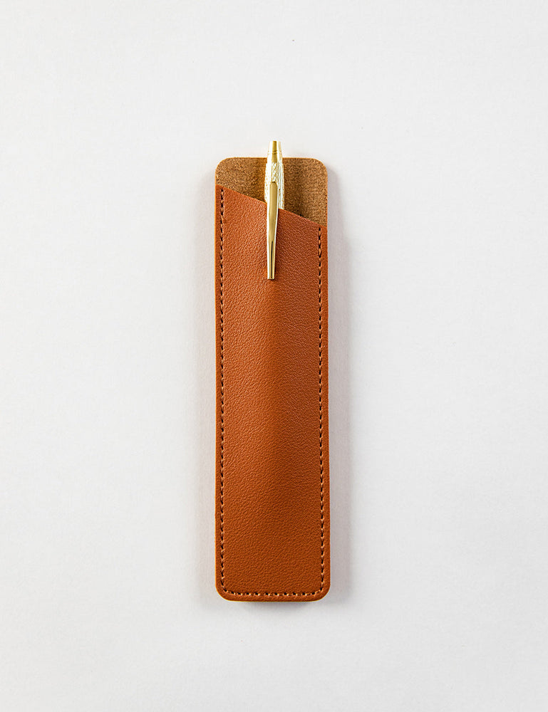 Rust Pen Pouch Bespoke Letterpress 
