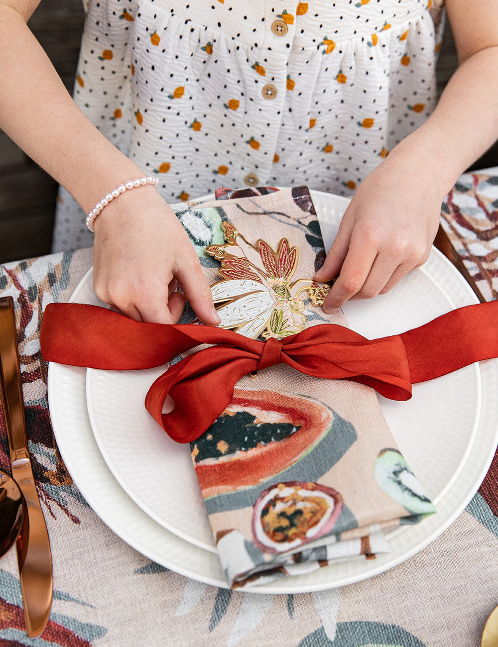 Copper Silk Ribbon - 3 metres