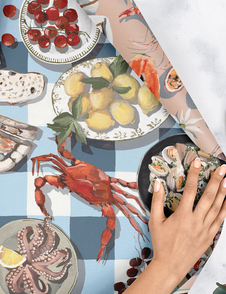 Summer Picnic / Crab & Squid 100pk Gift Wrap Gift Wrap Bespoke Letterpress 