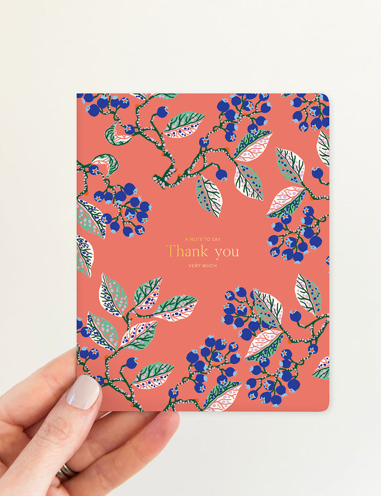Thank You - Wondergarden Greeting Cards Bespoke Letterpress 