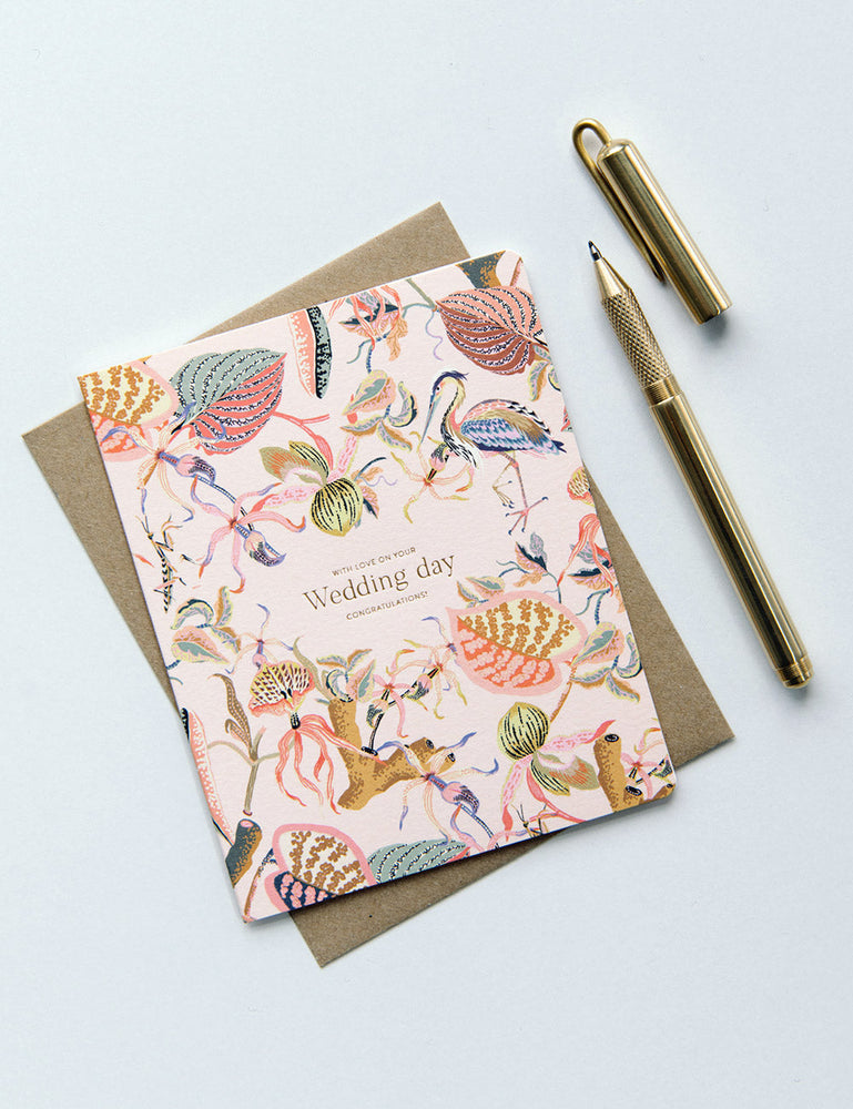 Wedding Day - Wondergarden Greeting Cards Bespoke Letterpress 
