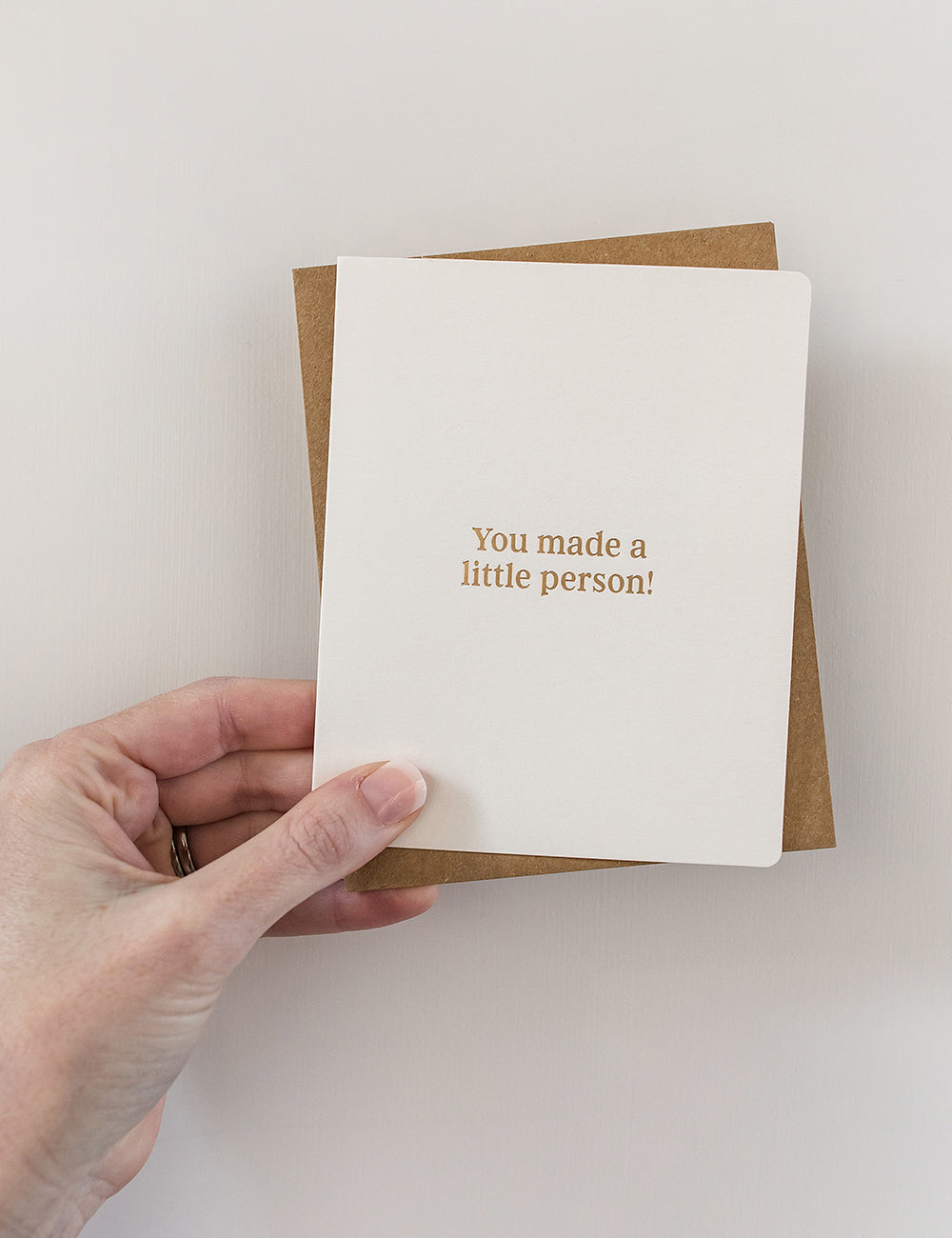 You made a little person! Greeting Card