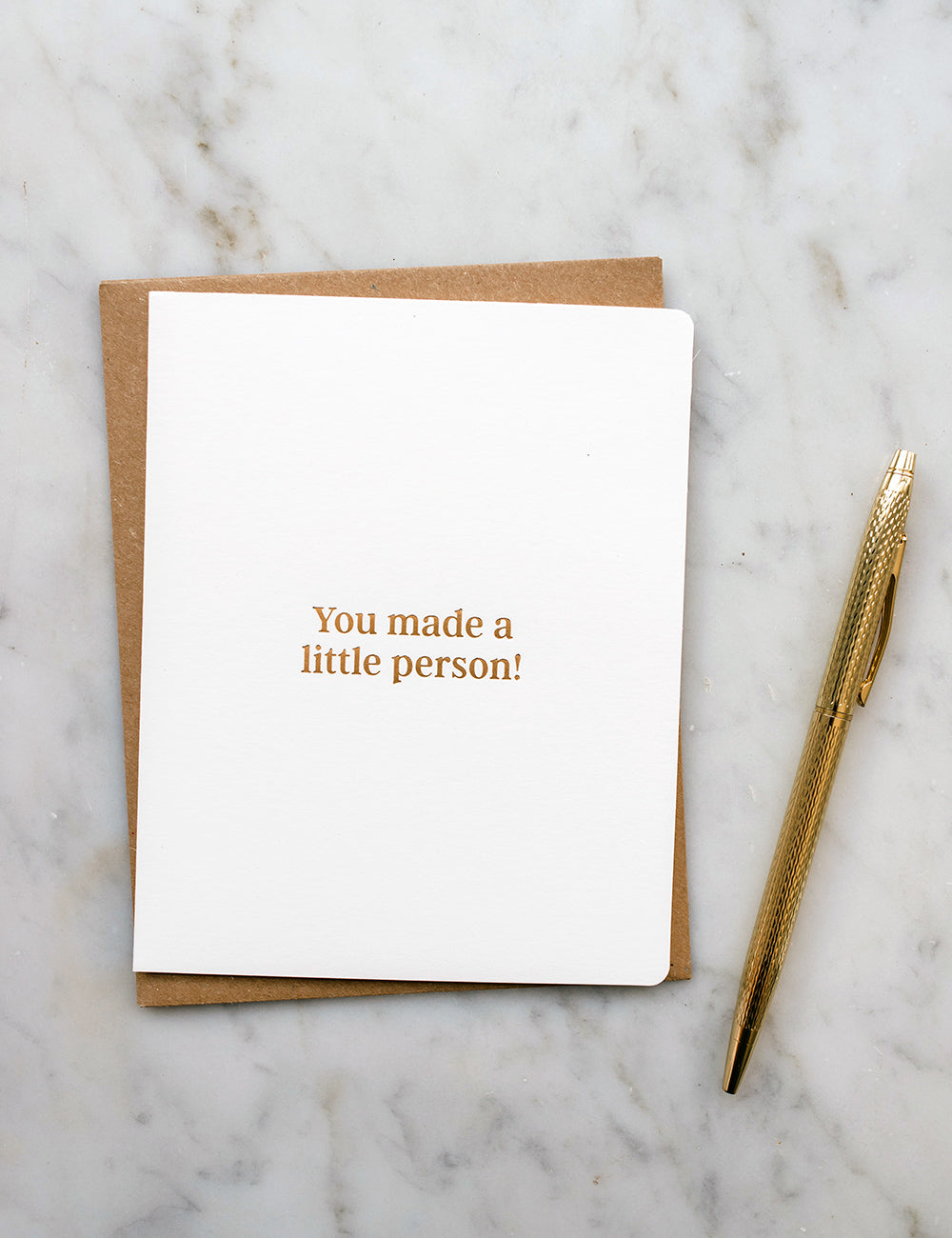 You made a little person! Greeting Card