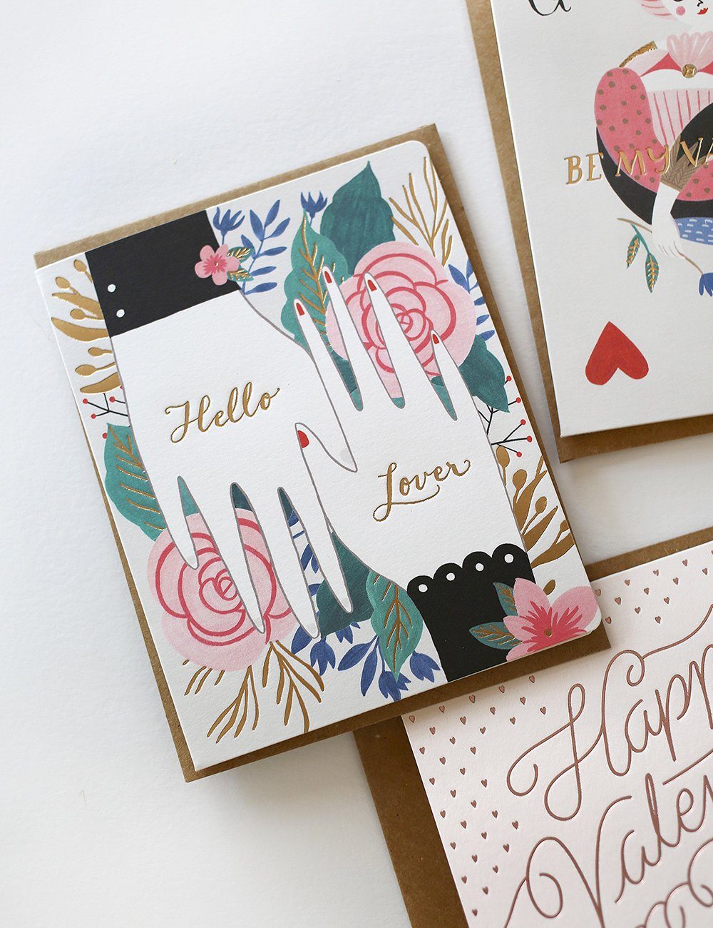 Hello Lover Greeting Cards Bespoke Letterpress 