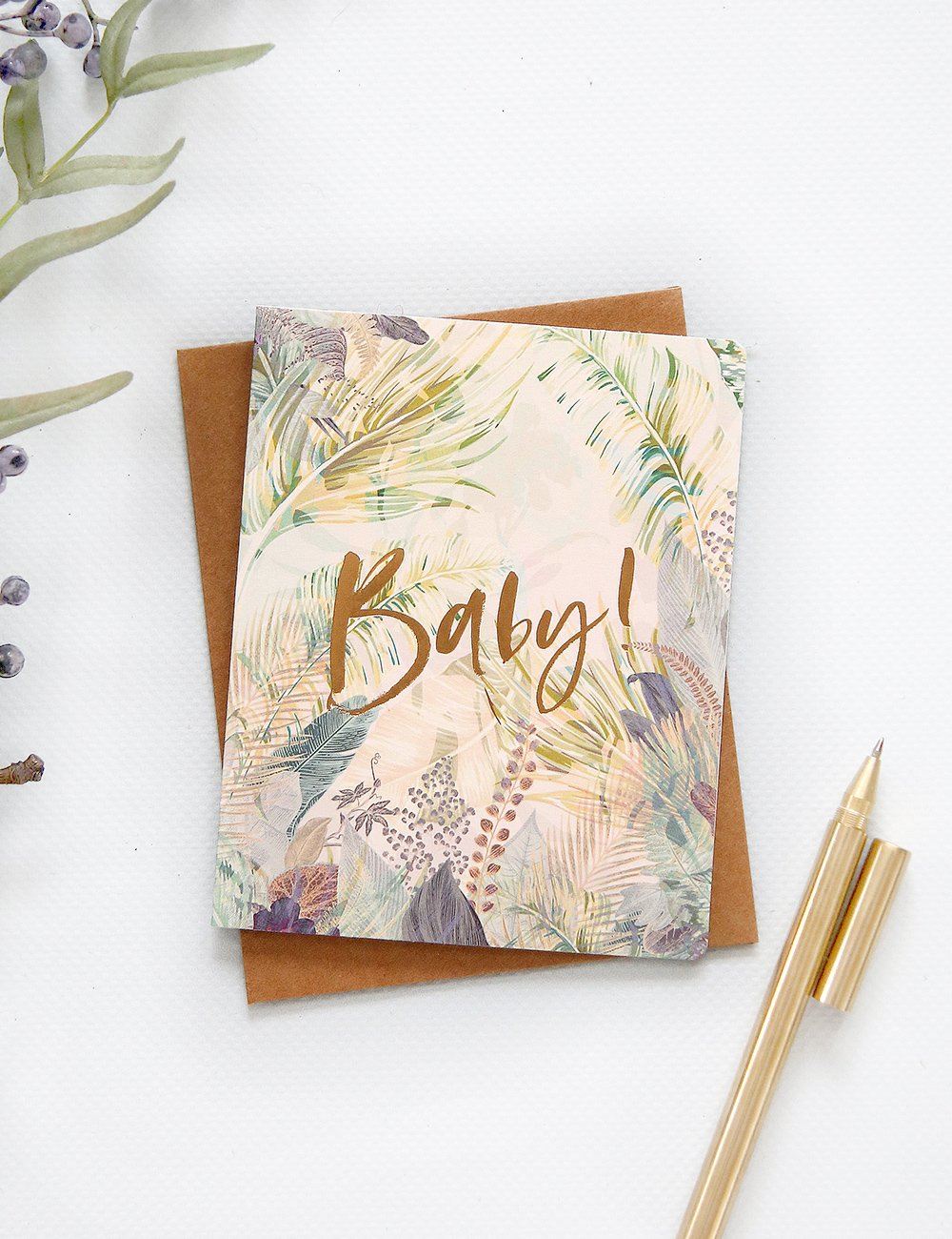 Jungle Baby! Greeting Card