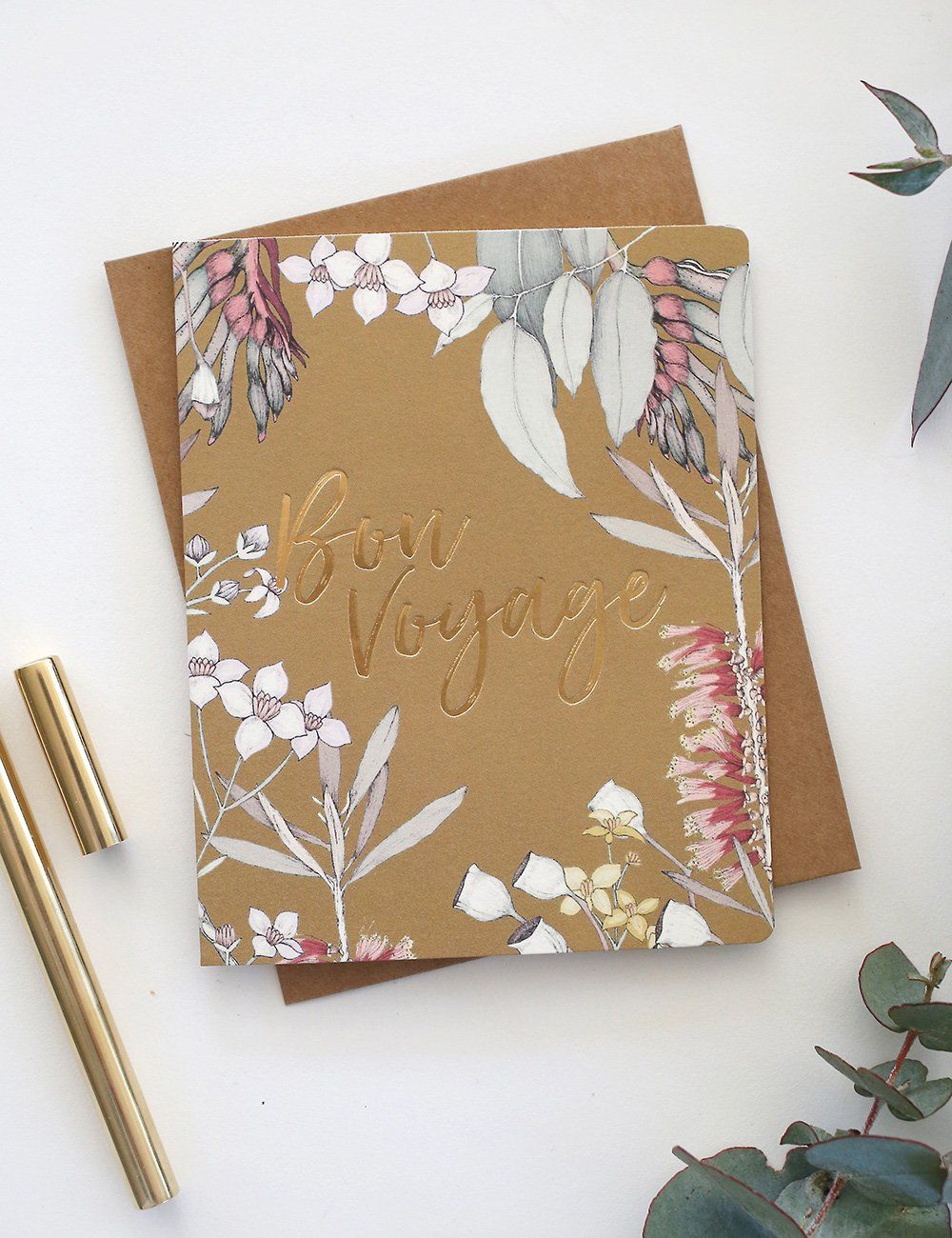 Native Bon Voyage Greeting Card