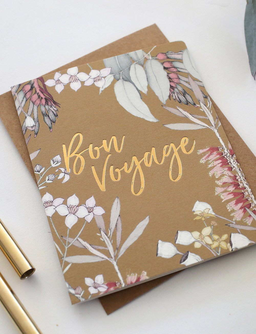 Native Bon Voyage Greeting Card
