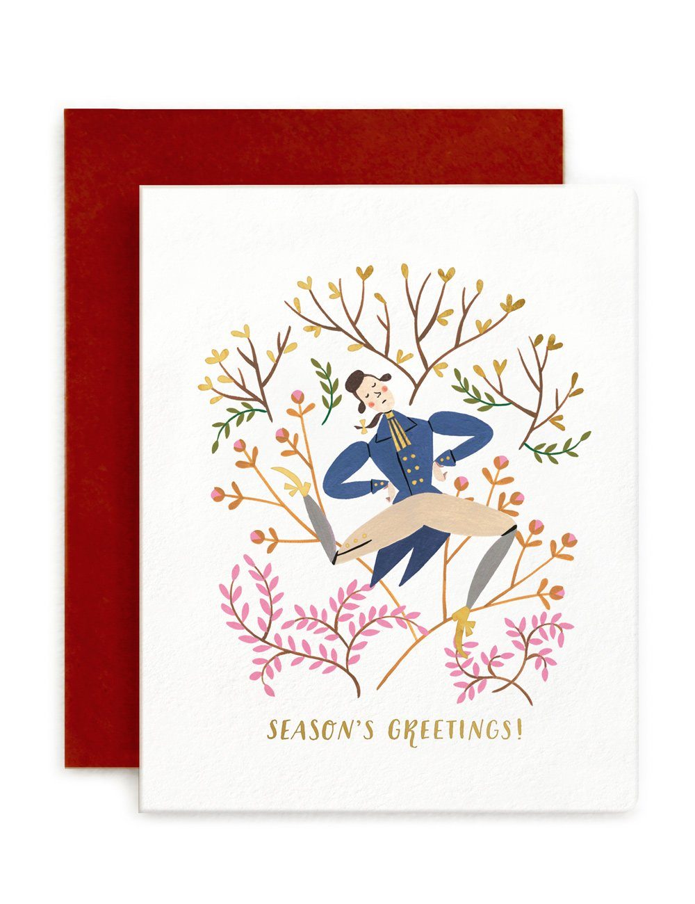 12 Days of Christmas - 'Seasons Greetings' Greeting Cards Bespoke Letterpress 